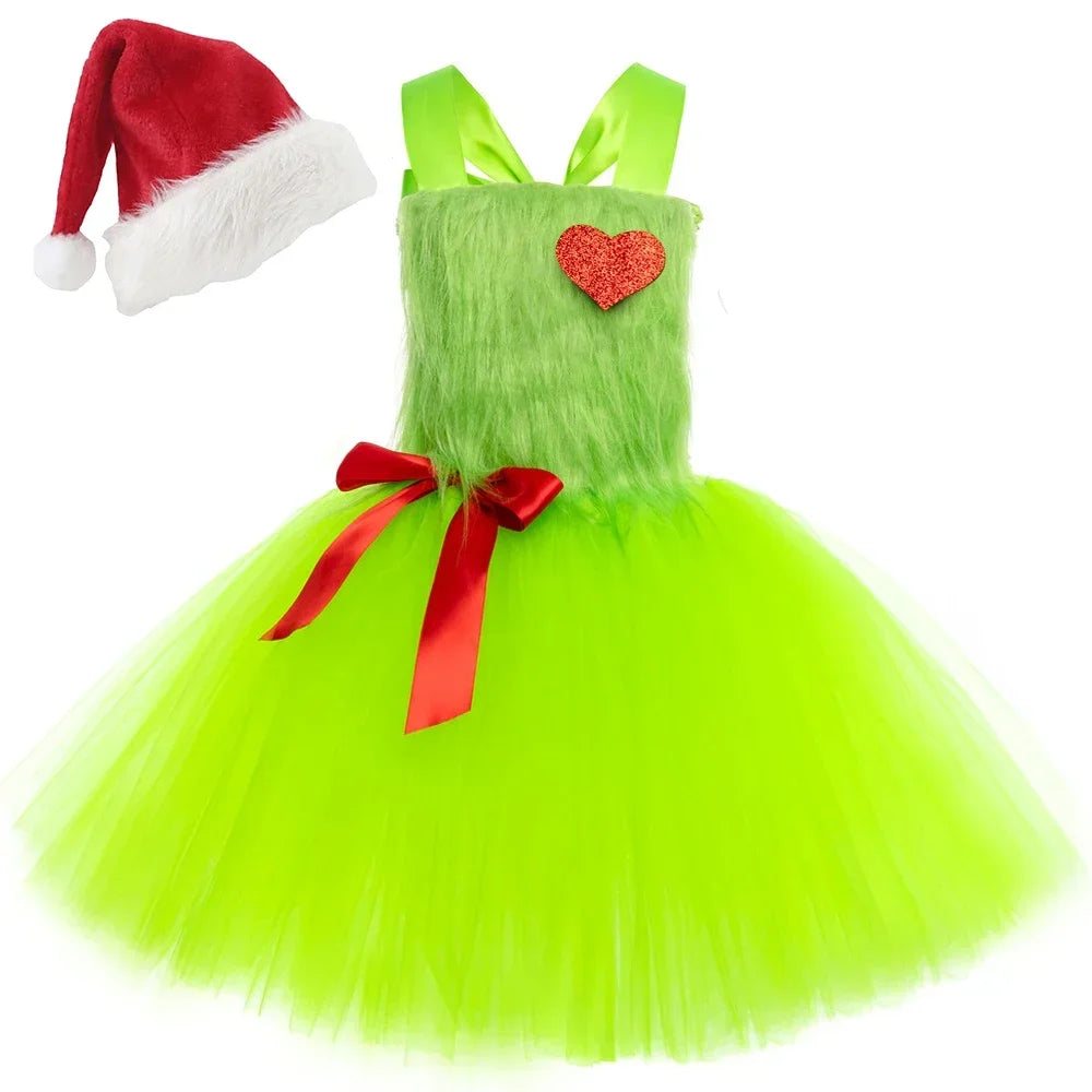 Dívčí šaty Grinch