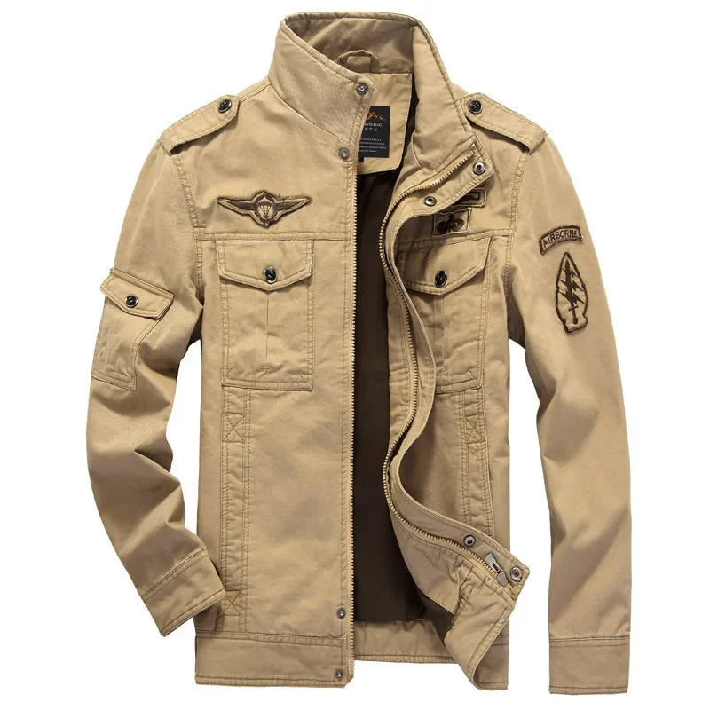 Pánský bomber s nášivkami