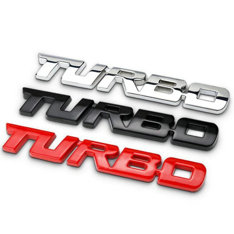Samolepka Turbo na auto