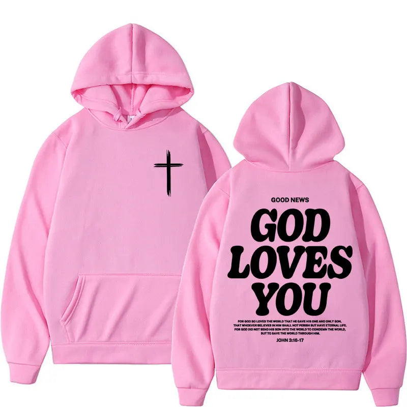 Unisex mikina God Loves You