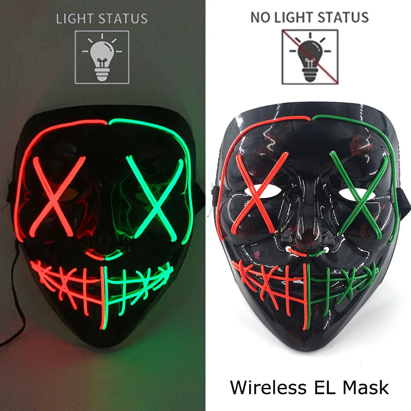 Neonová Led maska