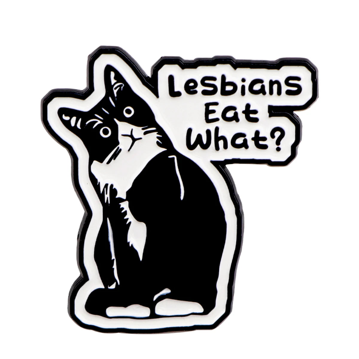 Odznak Lesbians eat what