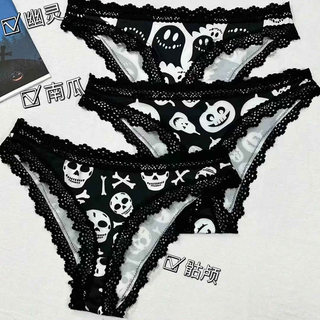Kalhotky Halloween s krajkou