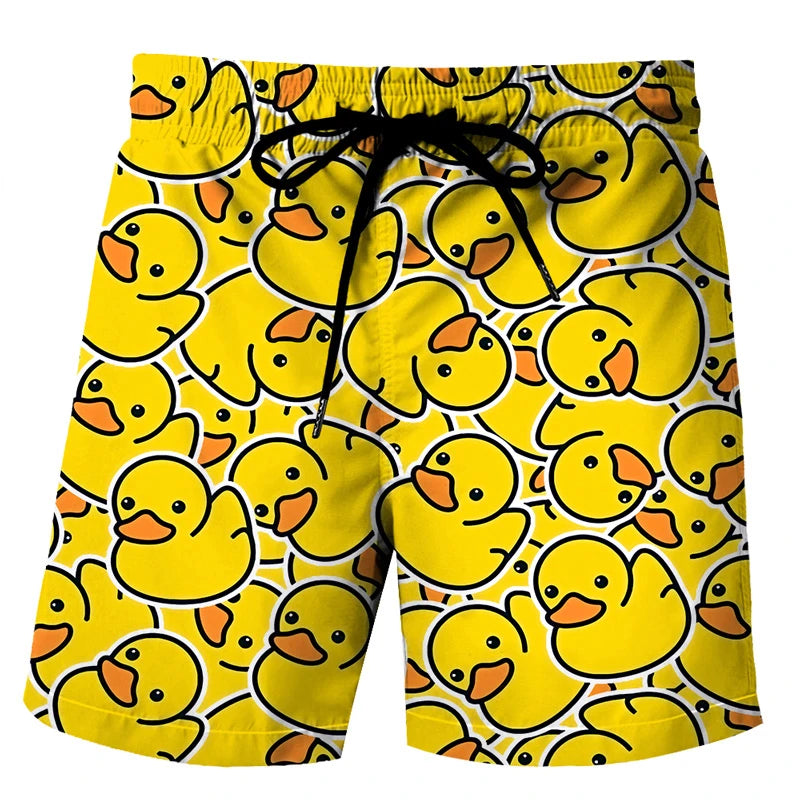 Pánské plavky s kachničkami