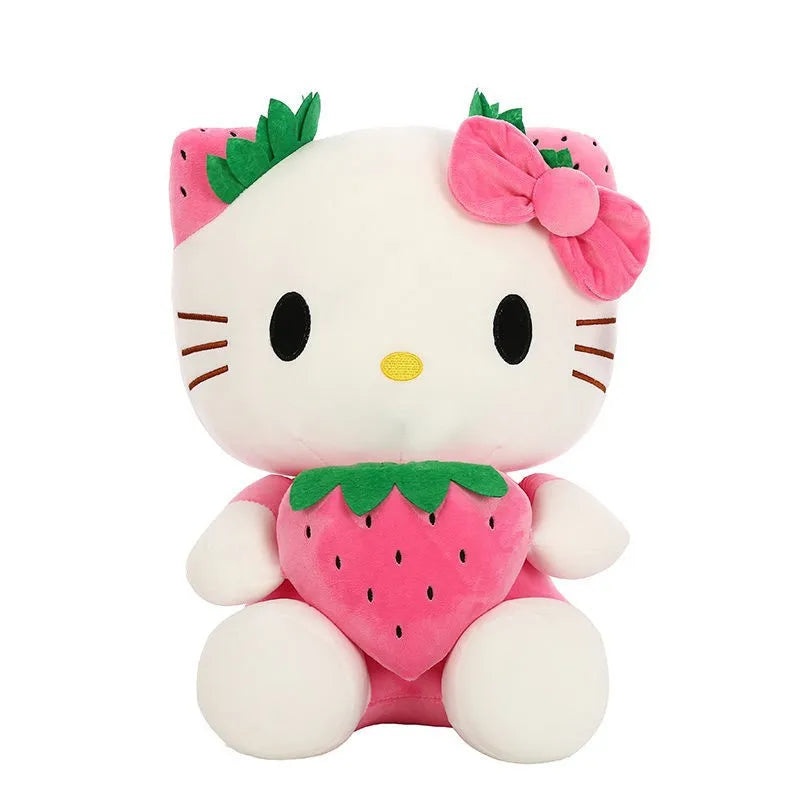 Plyšová hračka Hello Kitty s jahodou