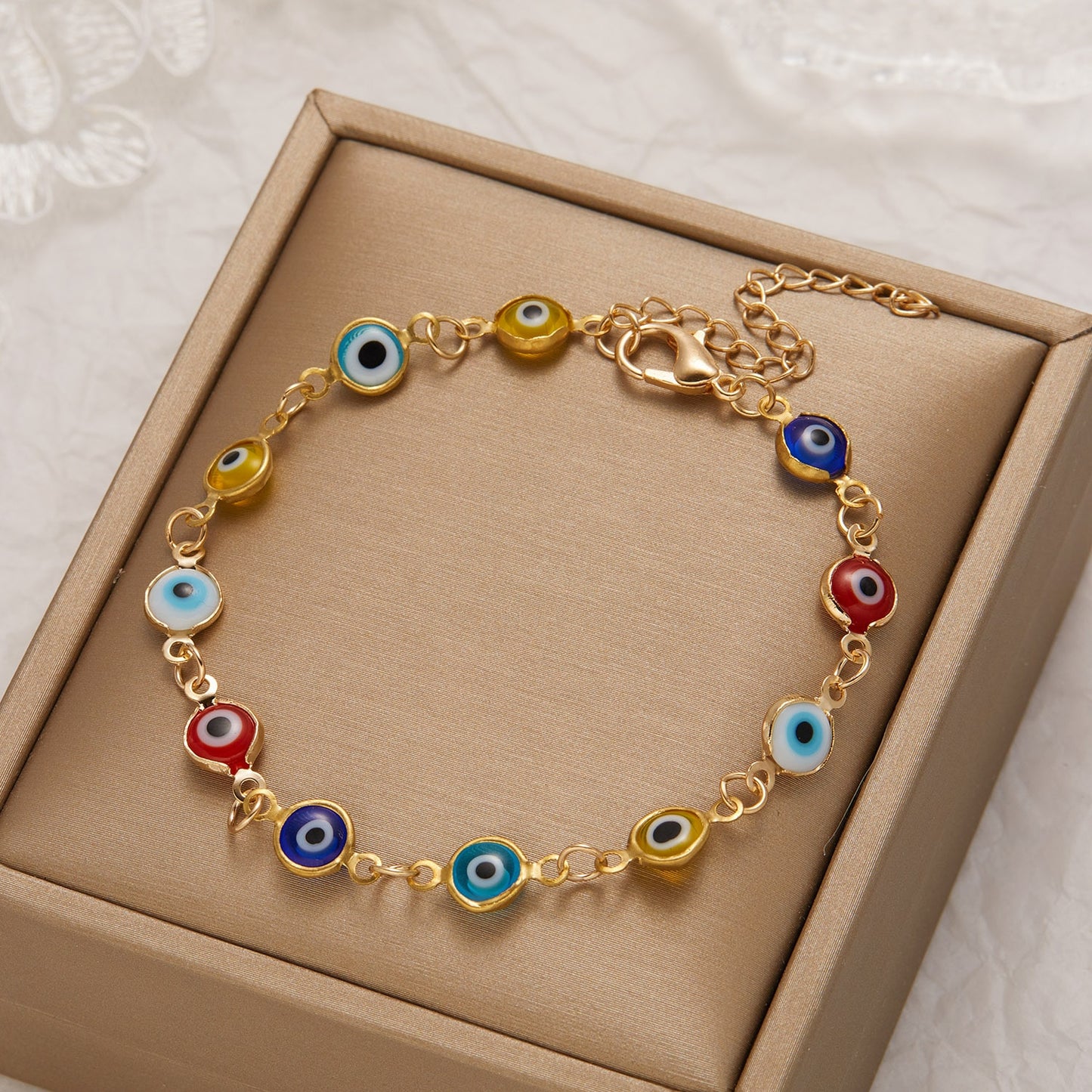 Jednoduchý náramek Evil eye