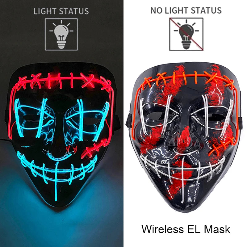Neonová Led maska