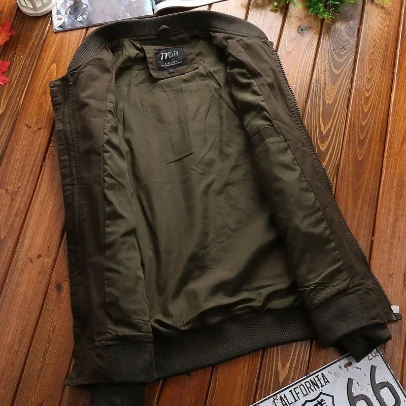 Pánský bomber s nášivkami