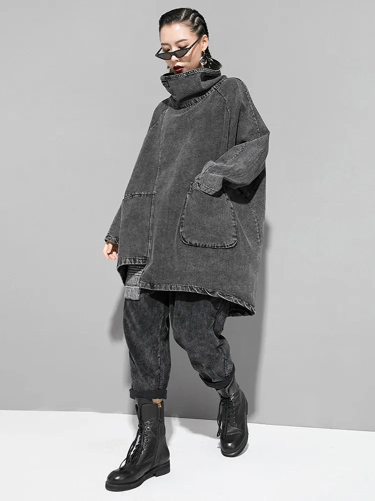 Dámská denim mikina