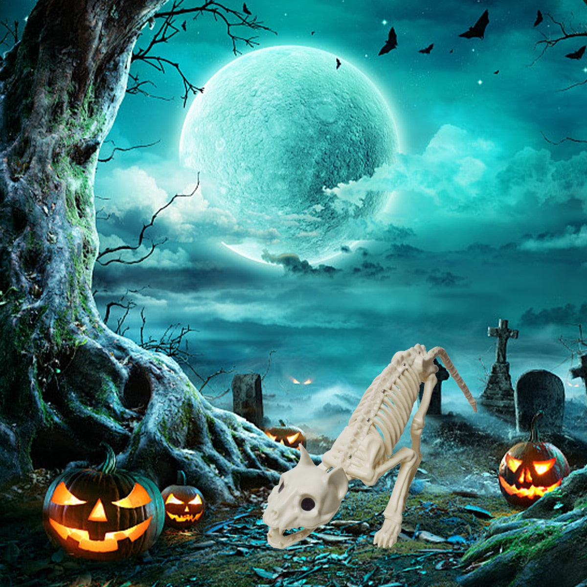 Dekorační kosti na Halloween