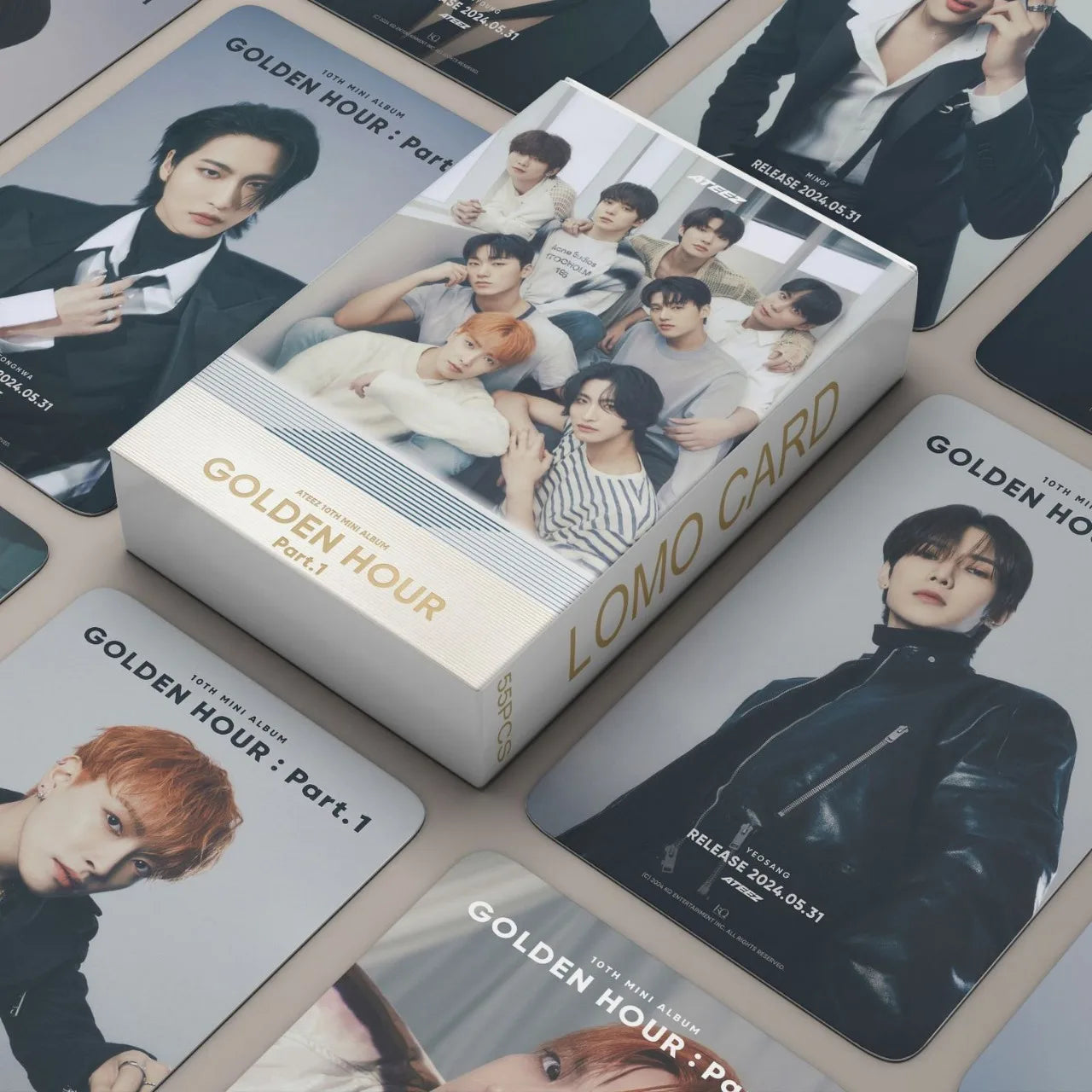 Lomo karty ATEEZ 55 ks