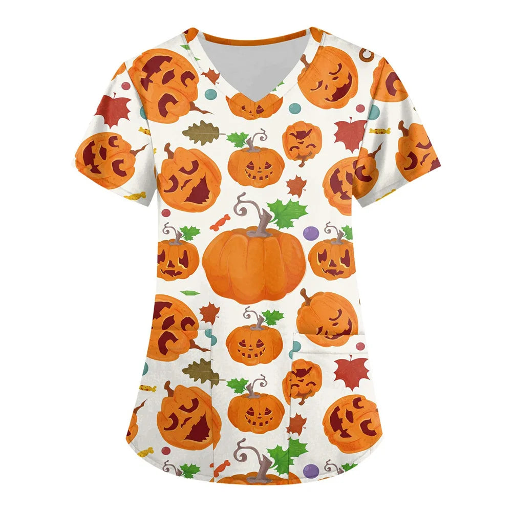 Dámské triko se vzorem Halloween