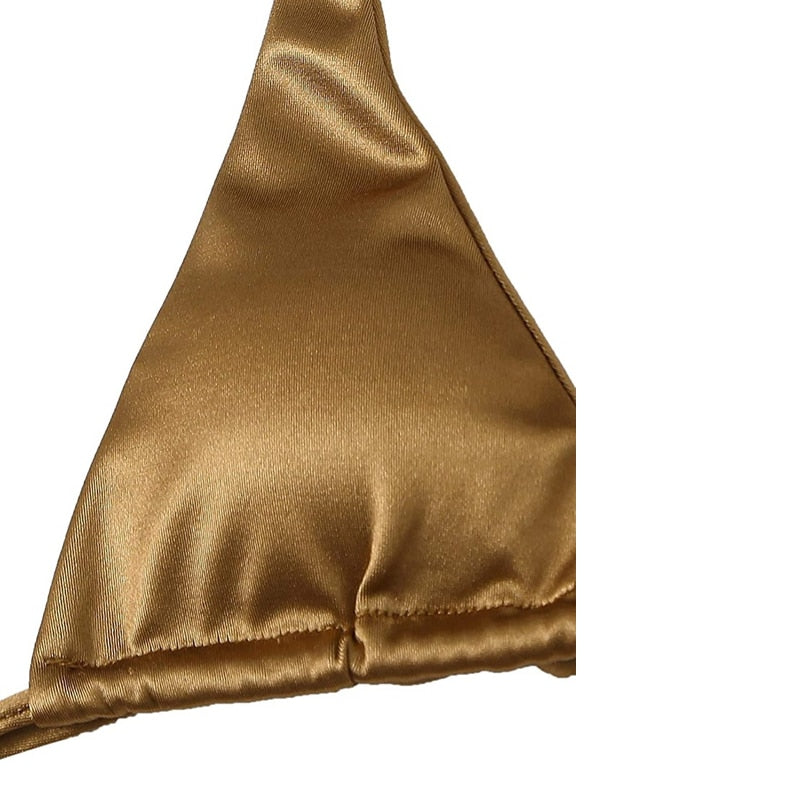 Dámské metalické bikiny