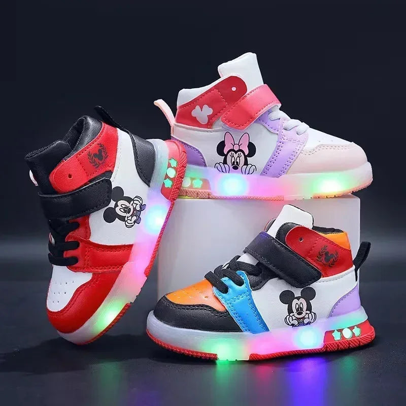 Dětské svítící tenisky Mickey