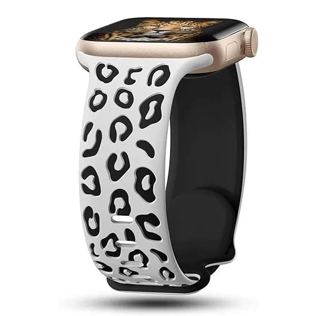 Leopardí řemínek na Apple Watch