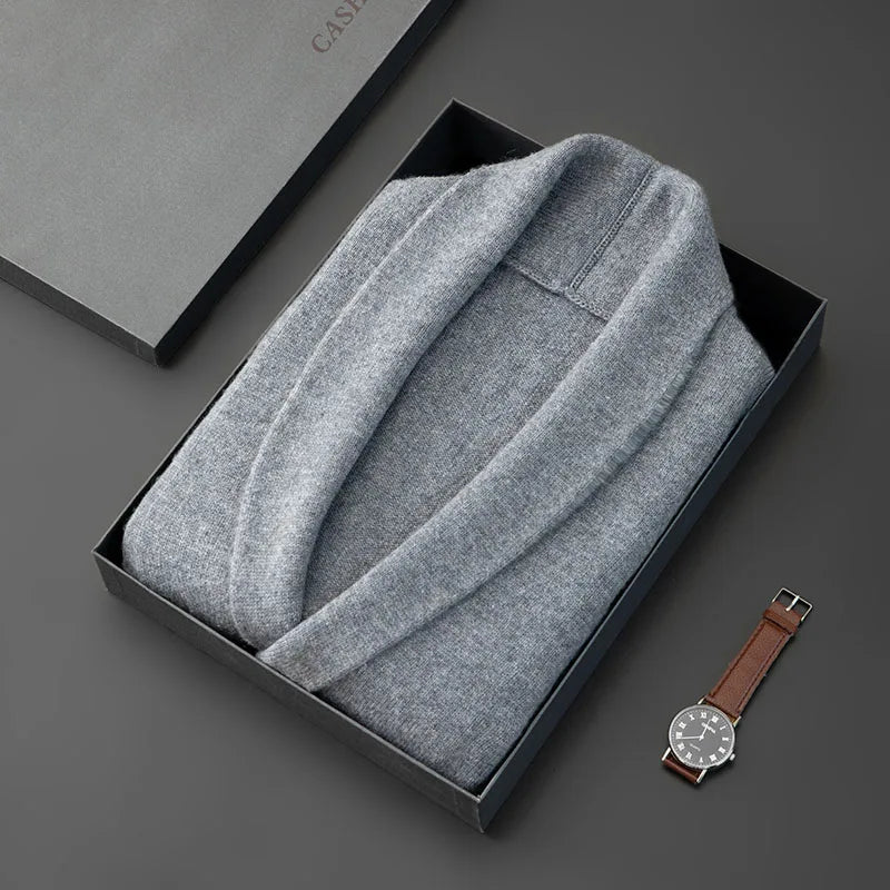 Pánský kašmírový kardigan