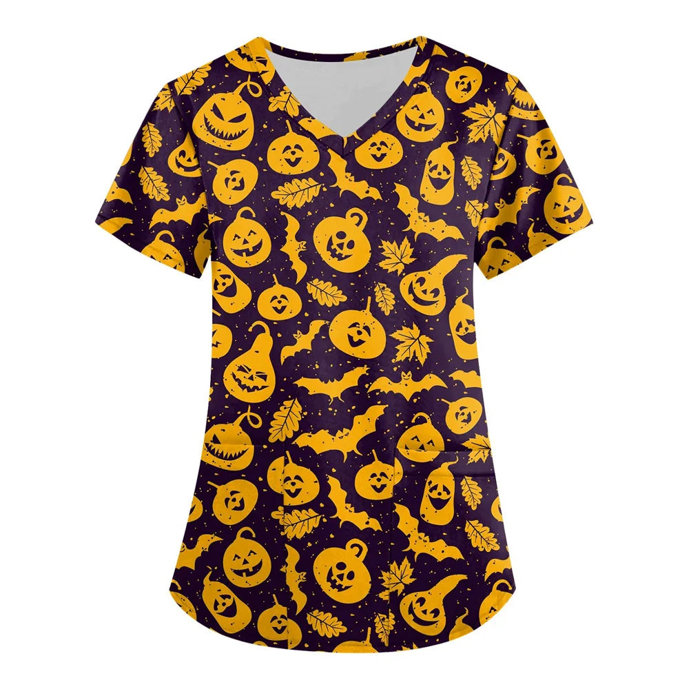 Dámské triko se vzorem Halloween