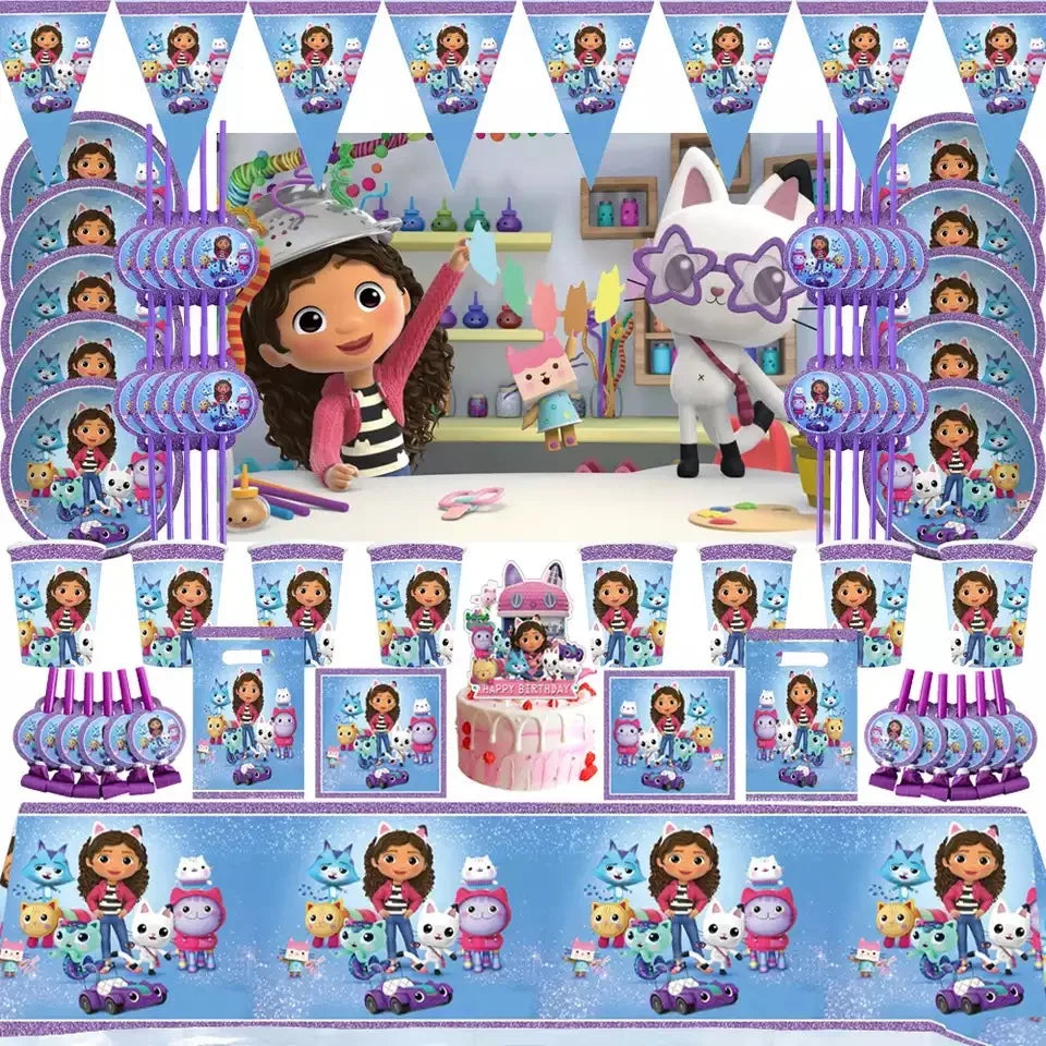 Dekorace na oslavu Gabbys Dollhouse