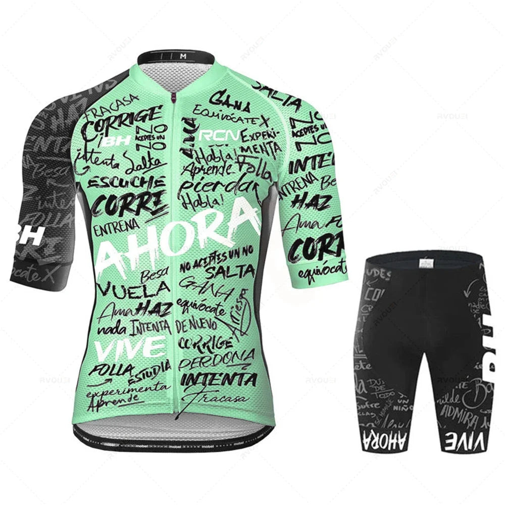 Unisex cyklistické sety se vzorem