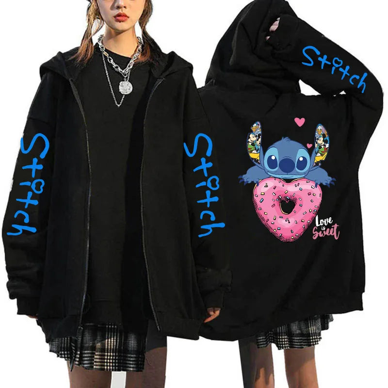 Dámská oversized mikina Stitch