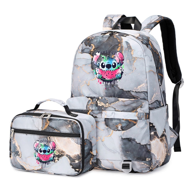 Školní batoh a taška na oběd Stitch
