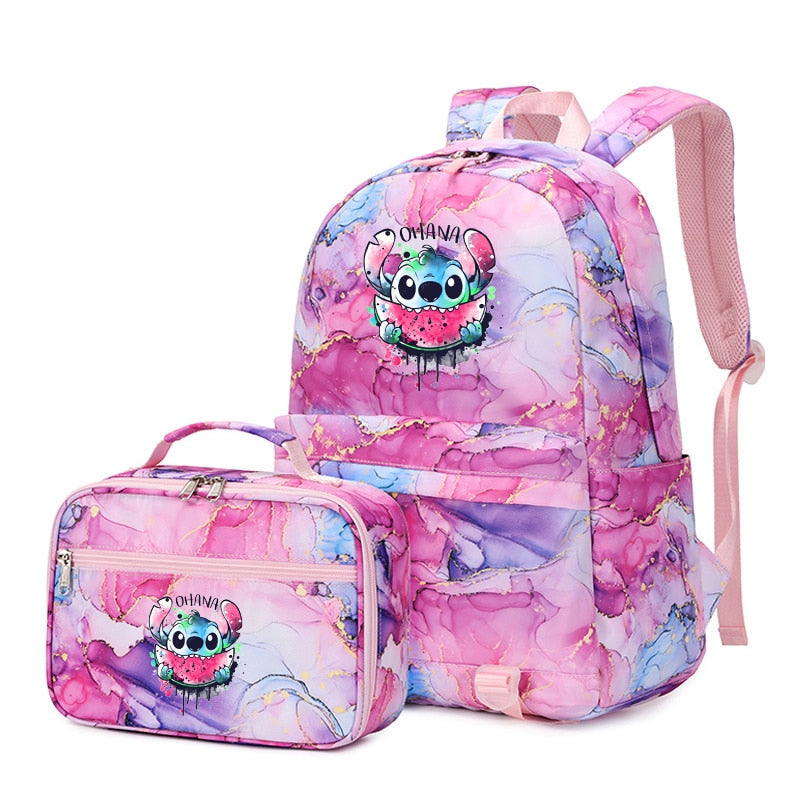 Školní batoh a taška na oběd Stitch