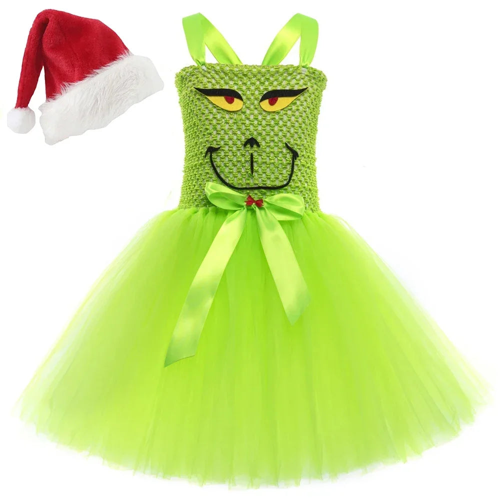 Dívčí šaty Grinch