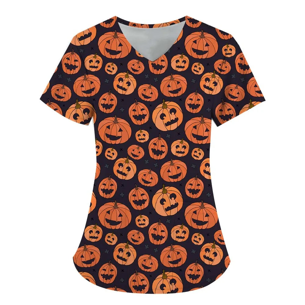 Dámské triko se vzorem Halloween