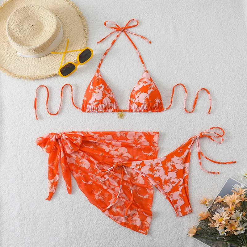 Dámské sexy bikiny se vzorem