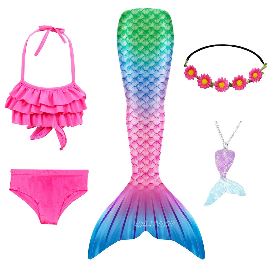 Dívčí plavky mořské panny