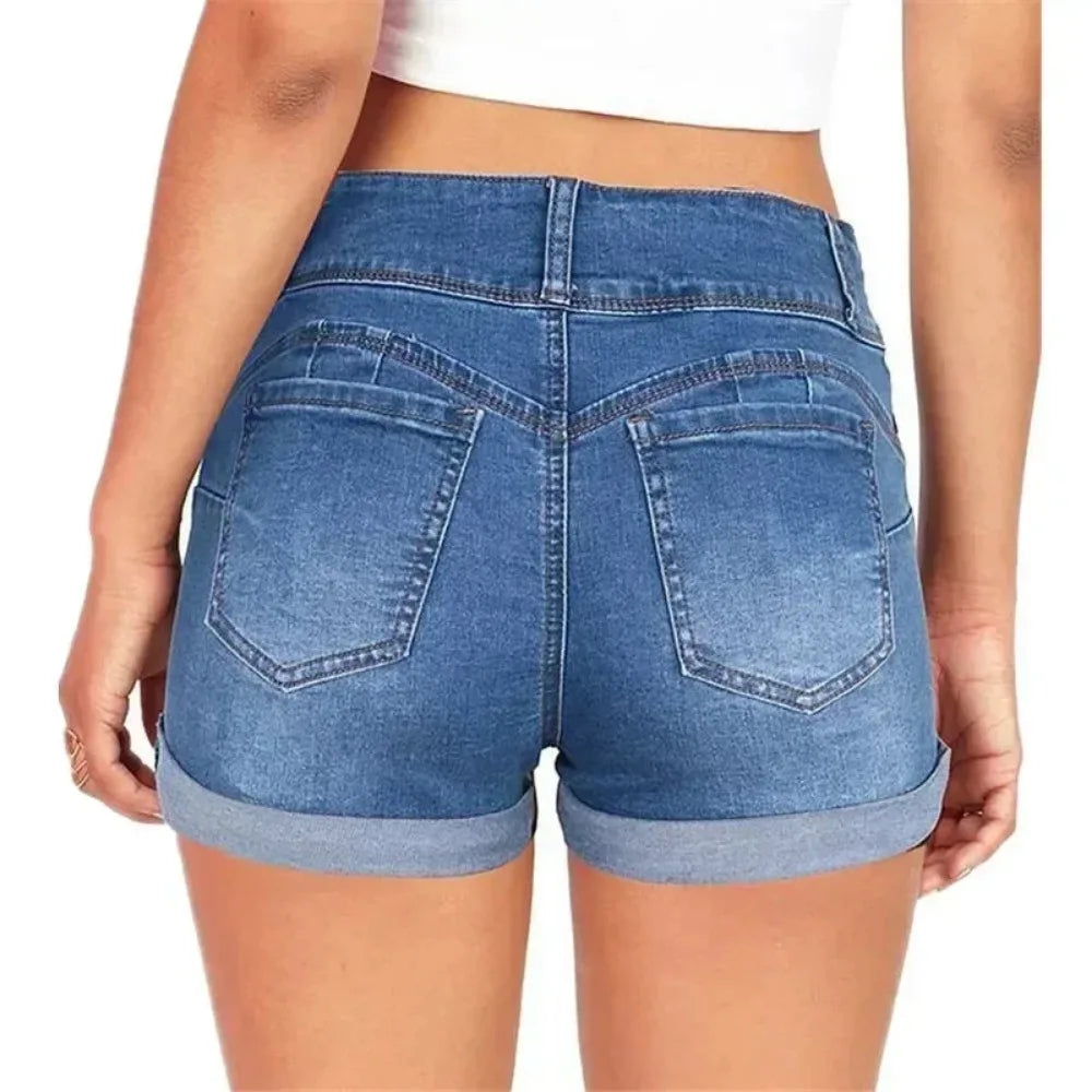 Dámské high waisted kraťasy