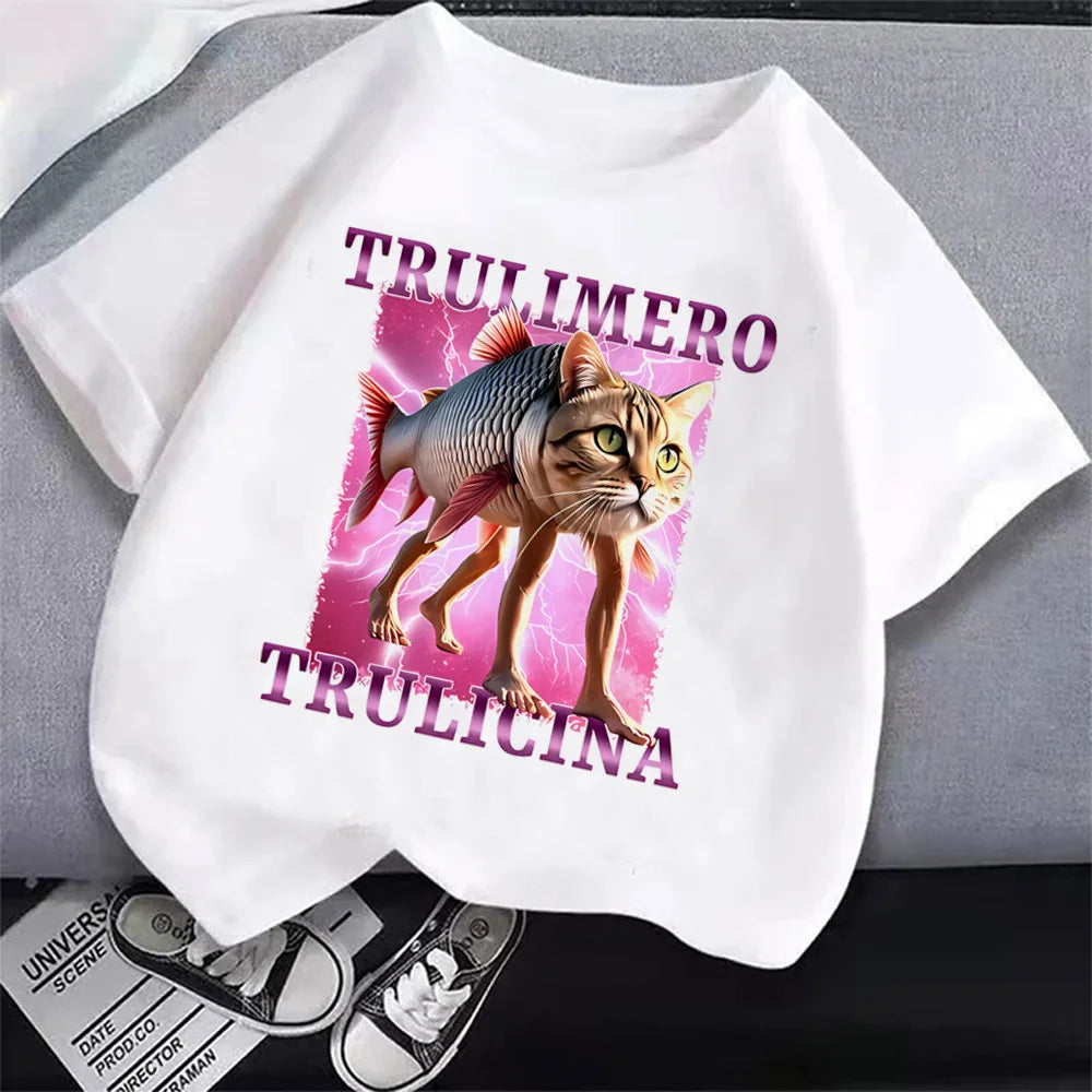 Dětské triko s potiskem Italian Brainrot