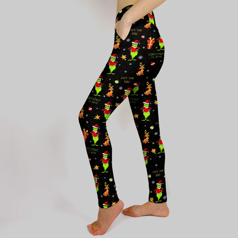 Dámské legíny Grinch