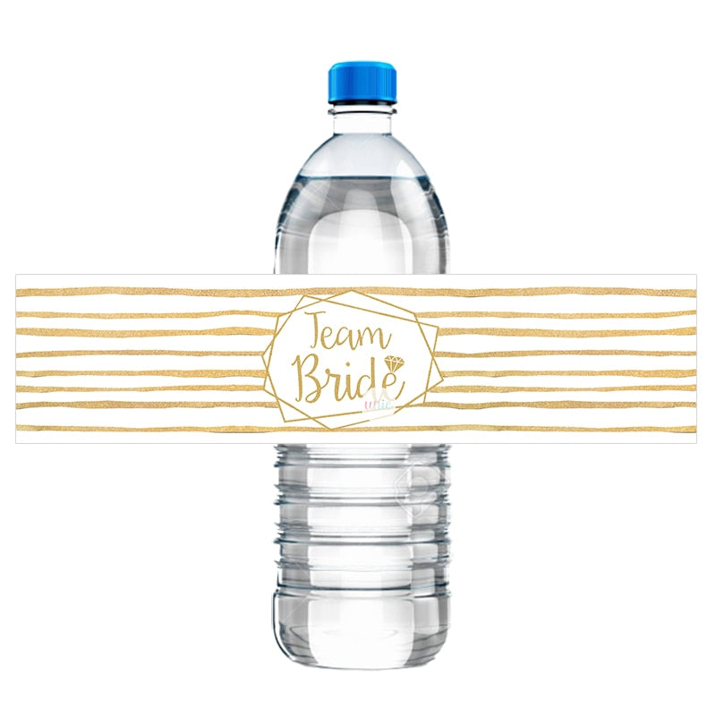 Dekorace na láhev Team Bride