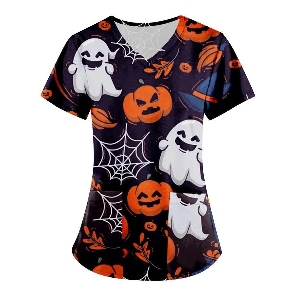 Dámské triko se vzorem Halloween