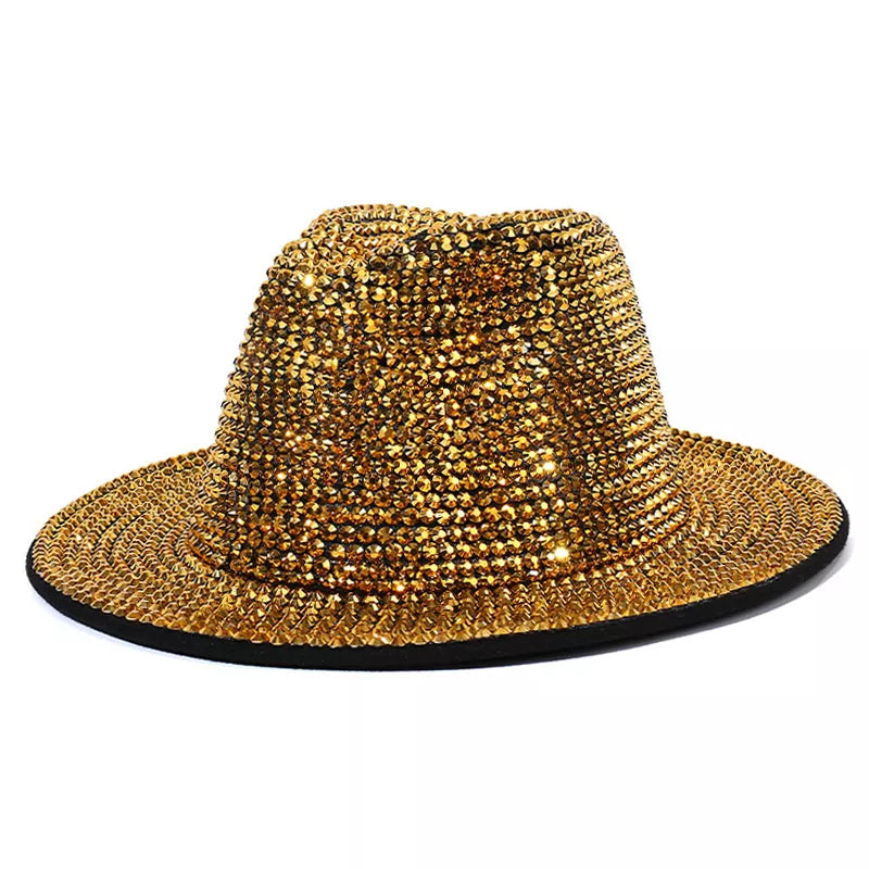 Unisex klobouk s kamínky