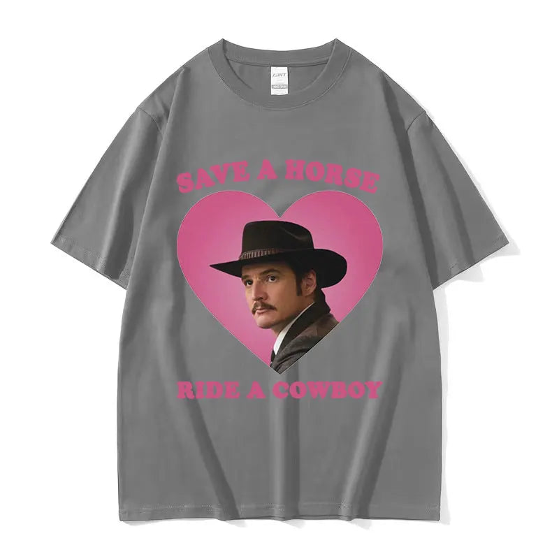 Triko Pedro Pascal Save a horse