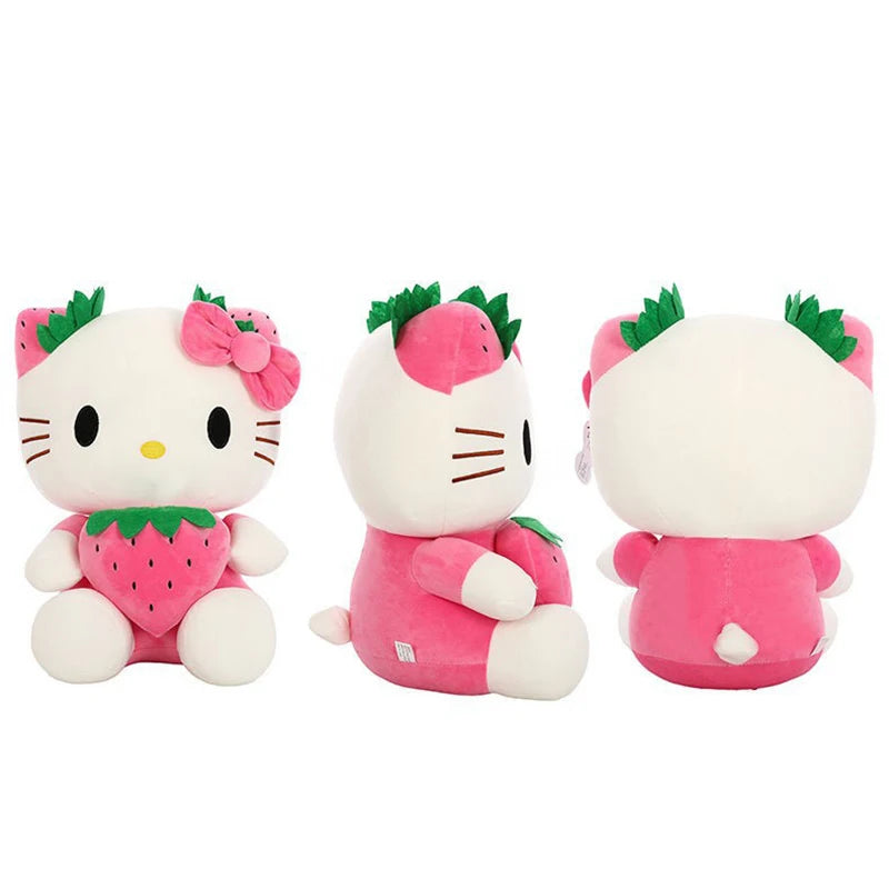 Plyšová hračka Hello Kitty s jahodou