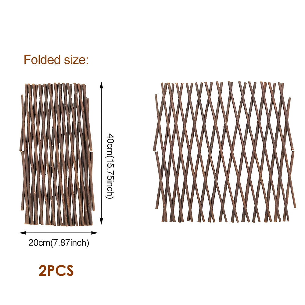 Zahradní rozšiřující se dřevěný plot