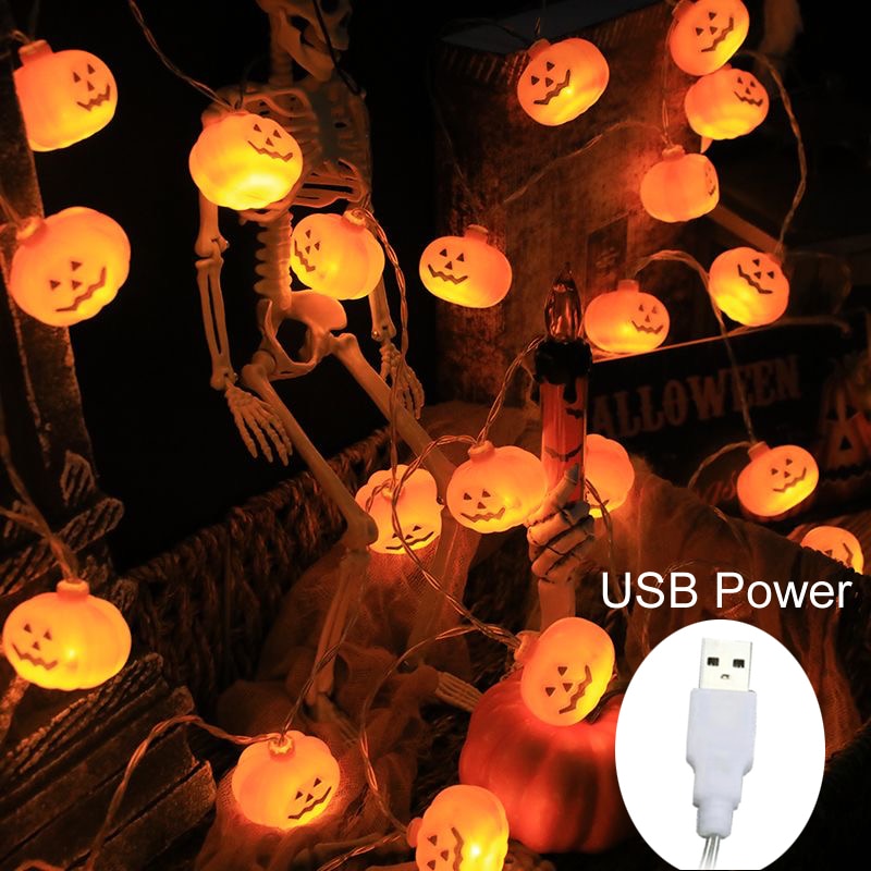 LED řetěz Halloween