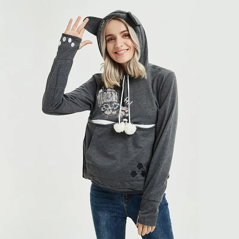 Unisex mikina s kapsou pro psy