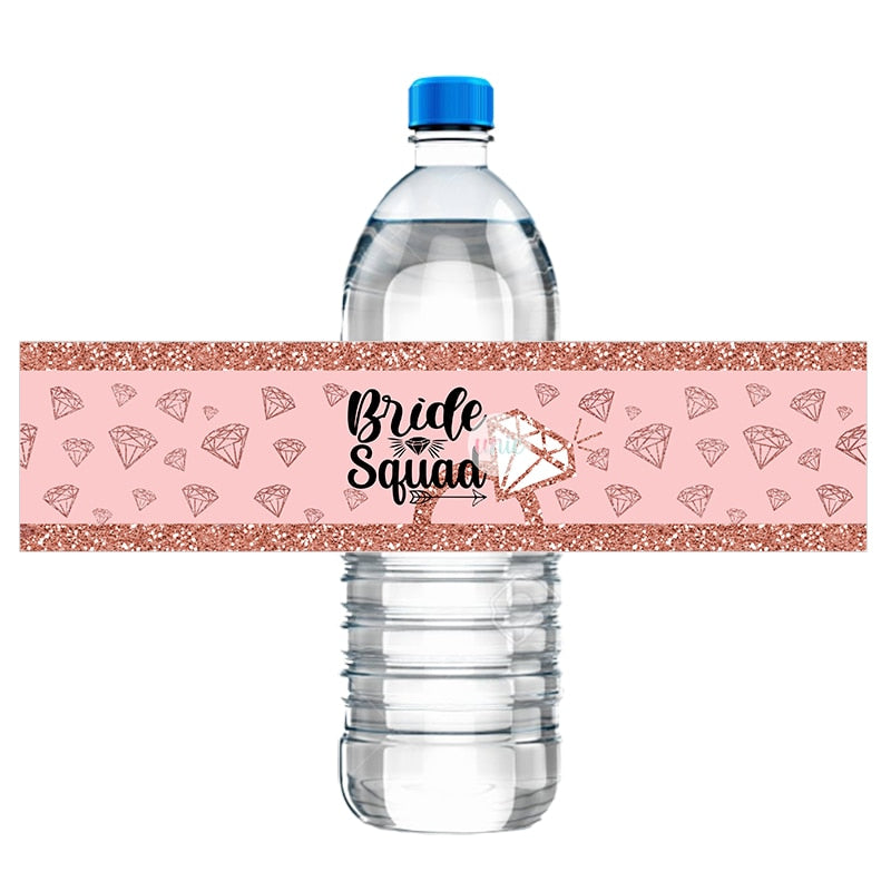 Dekorace na láhev Team Bride