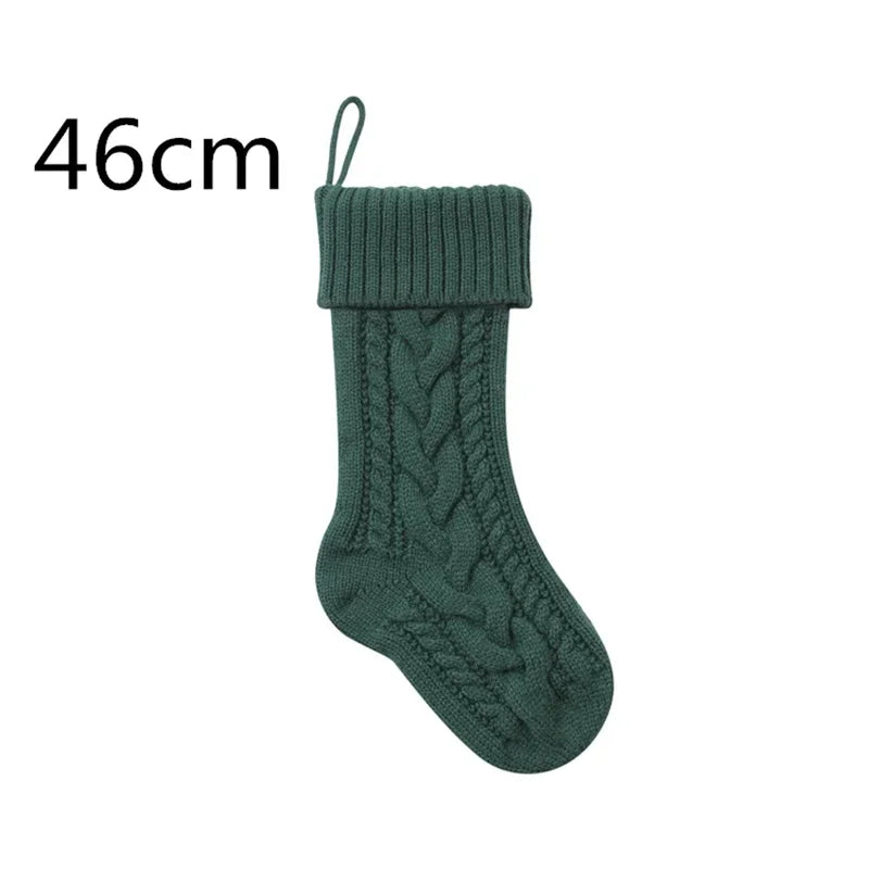 Vánoční pletená punčocha