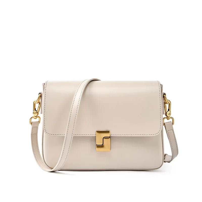 Dámská kožená crossbody kabelka