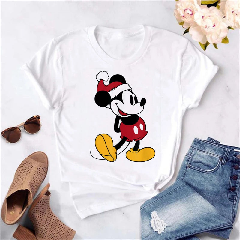 Dámské vánoční triko Mickey