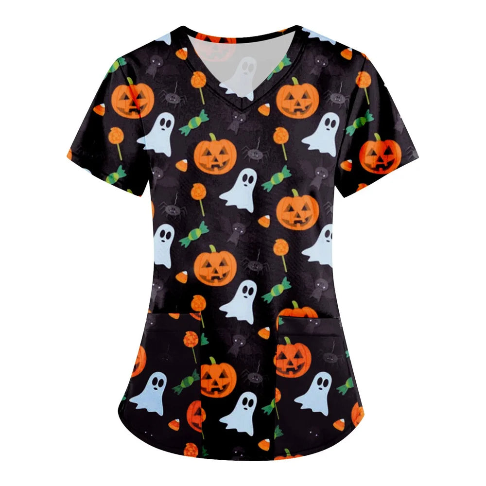 Dámské triko se vzorem Halloween