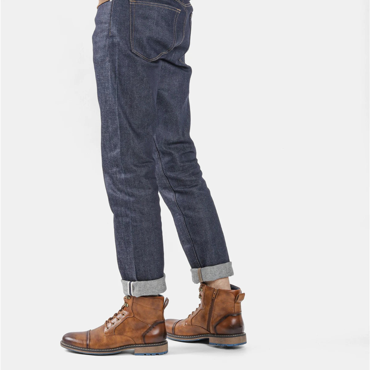 Pánské koženkové boty