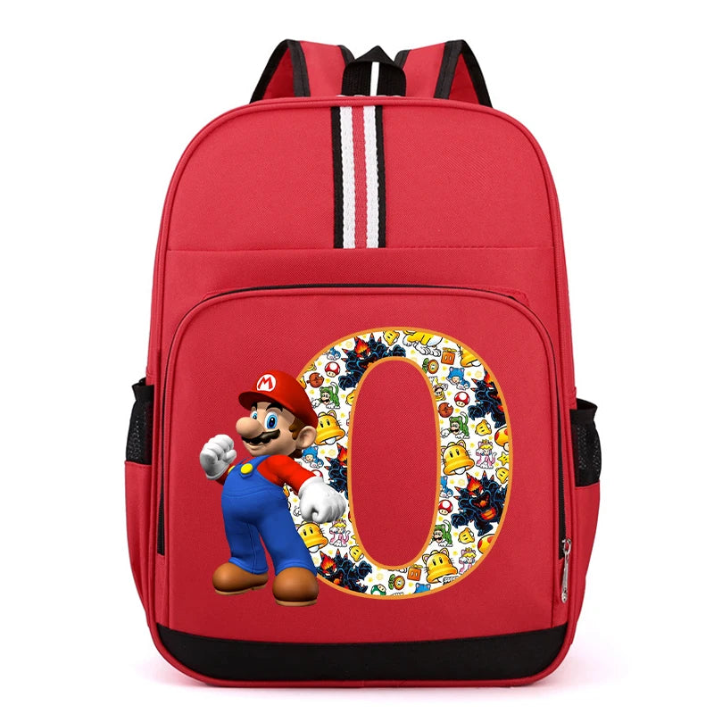 Školní batoh Super Mario s písmenem