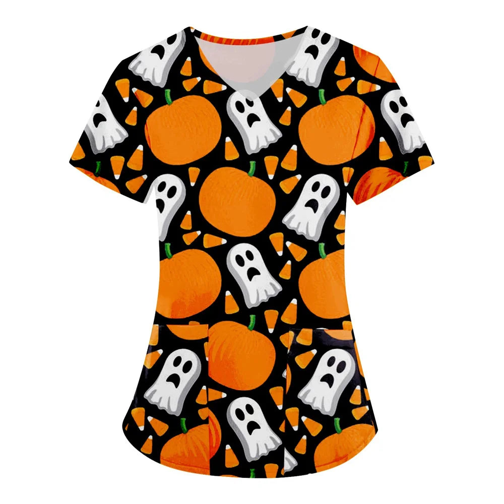 Dámské triko se vzorem Halloween
