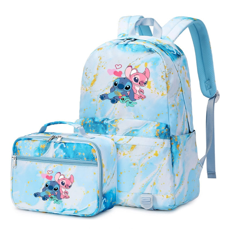 Školní batoh a taška na oběd Stitch